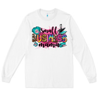 White small business mama Long Sleeve Tee - Zillion Design Studio