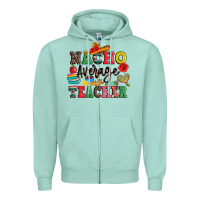 Seafoam nacho average teacher Zipper Hoodie - JahusDesignShop