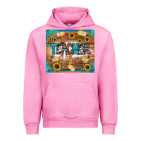Fuchsia Pink teacher vibes tumbler Urban Hoodie - BundleAndBundleShop