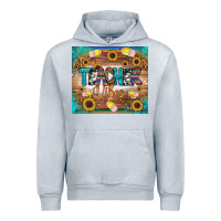 Heather Grey teacher vibes tumbler Urban Hoodie - BundleAndBundleShop