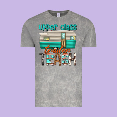 Upper Class Trailer Trash Vintage Tee Designed By Texasbilliewilder