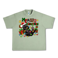 Oil Green meowy christmas Urban Heavy Tee - Zillion Design Studio