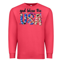 Cardinal god bless the usa Premium Sweatshirt - NancyCooperArtShop