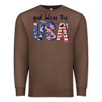 Chestnut god bless the usa Premium Sweatshirt - NancyCooperArtShop