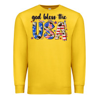 Lemon god bless the usa Premium Sweatshirt - NancyCooperArtShop
