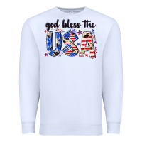 White god bless the usa Premium Sweatshirt - NancyCooperArtShop