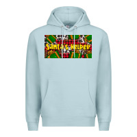 Blue Mist santa's helper with gifts Premium Hoodie - AdoDesignShop