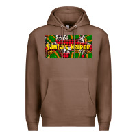 Chestnut santa's helper with gifts Premium Hoodie - AdoDesignShop