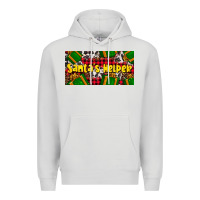 Dove Grey santa's helper with gifts Premium Hoodie - AdoDesignShop