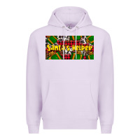 Lilac santa's helper with gifts Premium Hoodie - AdoDesignShop