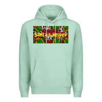Seafoam santa's helper with gifts Premium Hoodie - AdoDesignShop