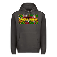 Smoke santa's helper with gifts Premium Hoodie - AdoDesignShop