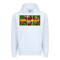 White santa's helper with gifts Premium Hoodie - AdoDesignShop