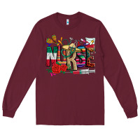 Burgundy cinco de mayo nurse Long Sleeve Tee - CTS Tumbler Store