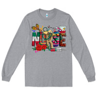 Heather Grey cinco de mayo nurse Long Sleeve Tee - CTS Tumbler Store