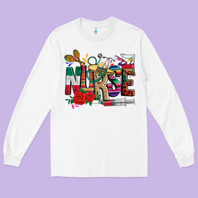 Cinco De Mayo Nurse Long Sleeve Tee Designed By Cts Tumbler Store