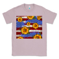 Lilac 4th of July USA flag sunflower 20oz tumbler Classic Tee - Neo Western