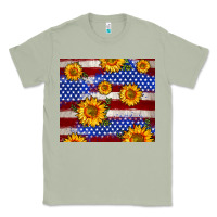 Matcha 4th of July USA flag sunflower 20oz tumbler Classic Tee - Neo Western