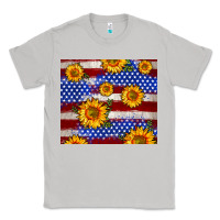 Moon Dust 4th of July USA flag sunflower 20oz tumbler Classic Tee - Neo Western