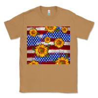 Toasted Coconut 4th of July USA flag sunflower 20oz tumbler Classic Tee - Neo Western