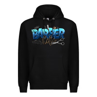 Black barber life Premium Hoodie - NancyCooperArtShop