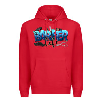 Red barber life Premium Hoodie - NancyCooperArtShop