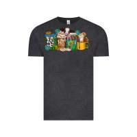 Western Cow Coffee Cup Vintage Tee | Teevron