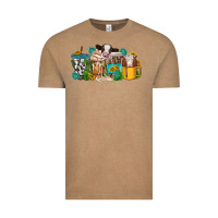 Vintage Coffee western cow coffee cup Vintage Tee - texasbilliewilder