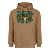 Toasted Coconut leopard bull skull cactus sunflowers Heavyweight Hoodie - AdoDesignShop