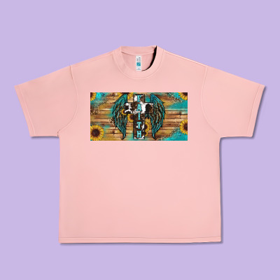 Urban Heavy Tee Wings Cross Faith