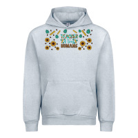 Heather Grey teacher of tiny humans libbey glass Urban Hoodie - BundleAndBundleShop