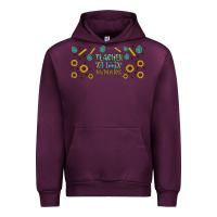 Mauve Wine teacher of tiny humans libbey glass Urban Hoodie - BundleAndBundleShop
