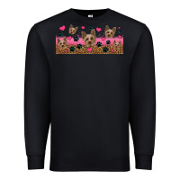 Black yorkie dogs Premium Sweatshirt - Jasminsmagicworld
