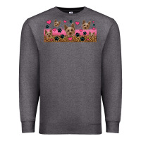 Charcoal Heather yorkie dogs Premium Sweatshirt - Jasminsmagicworld