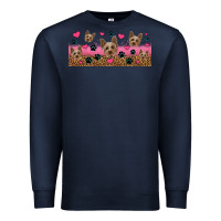 Navy yorkie dogs Premium Sweatshirt - Jasminsmagicworld