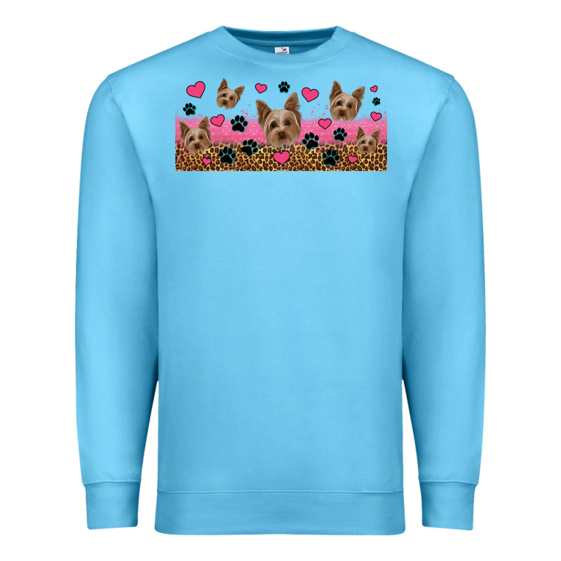 Yorkie Dogs Premium Sweatshirt by Jasminsmagicworld | Teevron