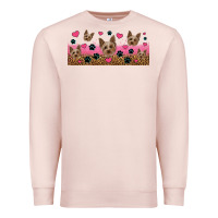 Pale Pink yorkie dogs Premium Sweatshirt - Jasminsmagicworld