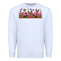 White yorkie dogs Premium Sweatshirt - Jasminsmagicworld