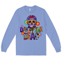 Colony Blue day of the dead mexico Long Sleeve Tee - CTS Tumbler Store