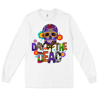 White day of the dead mexico Long Sleeve Tee - CTS Tumbler Store