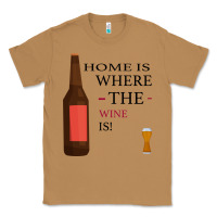 Toasted Coconut HOME IS WHERE THE WINE IS Classic Tee - Bettercallsaul