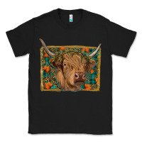 Black highland cow fall Classic Tee - RanaPortraitStore