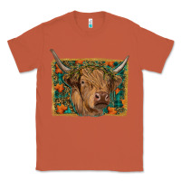 Copper highland cow fall Classic Tee - RanaPortraitStore