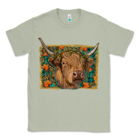 Matcha highland cow fall Classic Tee - RanaPortraitStore