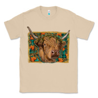 Mushroom highland cow fall Classic Tee - RanaPortraitStore