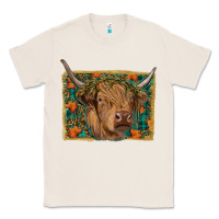 Natural highland cow fall Classic Tee - RanaPortraitStore