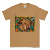 Toasted Coconut highland cow fall Classic Tee - RanaPortraitStore