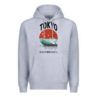 Heather Grey Tokyo Premium Hoodie - Bettercallsaul