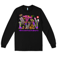 Black mardi gras  lvn licensed vocational nurse Long Sleeve Tee - AdoDesignShop