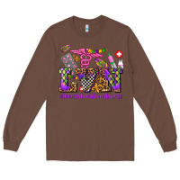 Chestnut mardi gras  lvn licensed vocational nurse Long Sleeve Tee - AdoDesignShop